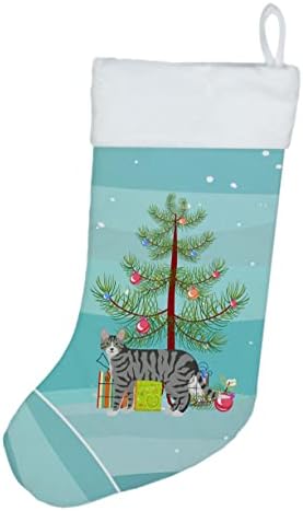 Богатства на Каролина CK4607CS DRAGON LI 1 CAT MERRY CHRISTHR CHRISTHEN CHRISTHOR, камин што виси чорапи Божиќна сезона забава