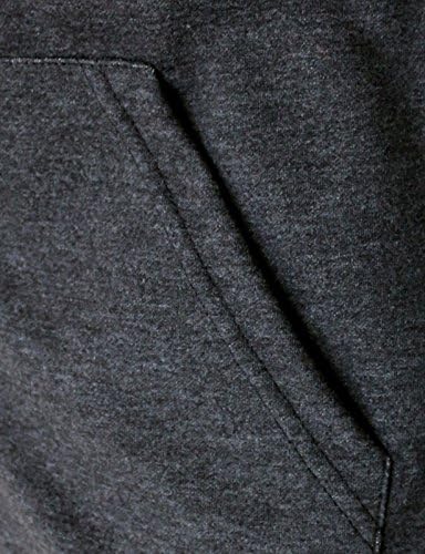 BCPOLO Машки Раглан Раглан со долги ракави руно со целосна зипска јакна на качулка