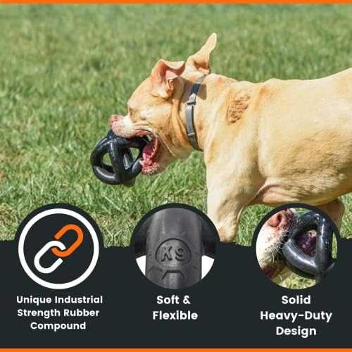 Чудовиште К9 Куче Играчки-Ултра Издржлив Рингбол-Доживотна Замена Гаранција - За Средни &засилувач; Големи Кучиња-Агресивни Џвакачи