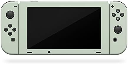 Зачуден дизајн класична цврста боја зелена кожа компатибилна со Nintendo Switch Skin vinyl 3m налепници Целосна обвивка за завиткување