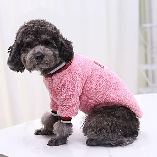 Фланел Класичен џемпер за кутре за миленичиња за мали кучиња зимска топла кучиња облека мека кучиња џемпер модерно кучиња палто за кучиња дуксери