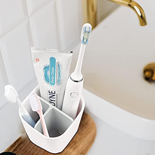 Држачите за четки за заби поставени за бањи одвојување за лесно чистење совршено за мијалник за бања/суета