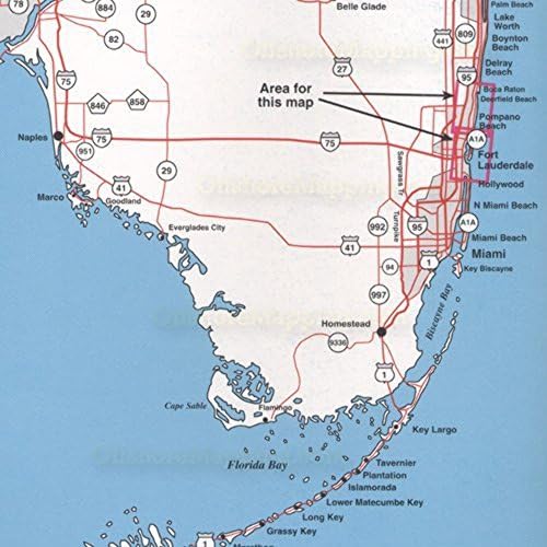 Мапа на врвови, N212 ft Lauderdale