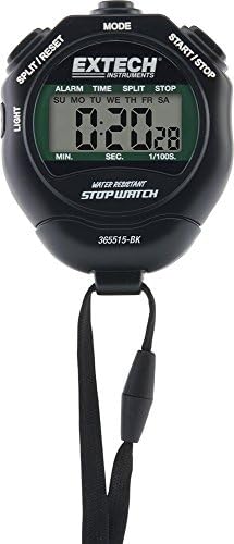 Extech 365515-BK стопев/часовник со дисплеј со позадинско осветлување