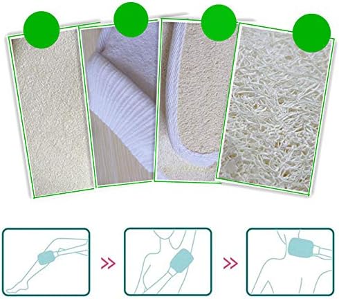 N/O Природни крпи за триење на лоуф, четки за тело, производи за бања можат да отстранат роговиден и мртва кожа.