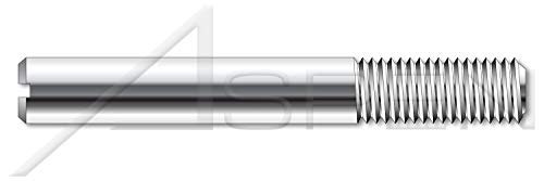 M10-1,5 x 20мм, DIN 427 / ISO 2342, метрички, поставени завртки, слотен погон, дел од нишка, AISI 303 не'рѓосувачки челик