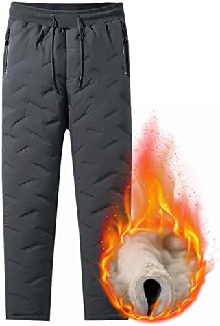 Џемпер за мажи Зимска мода цврста боја волна кадифе густа обична панталона плус големина фитнес спорт џогер пантоло