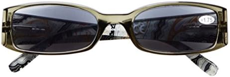 Очила За Очи 5-Спакувани Пролетни Шарки Храмови Со Тигар Очилата За Читање Вклучуваат Читатели На Сонце Жени +2.75