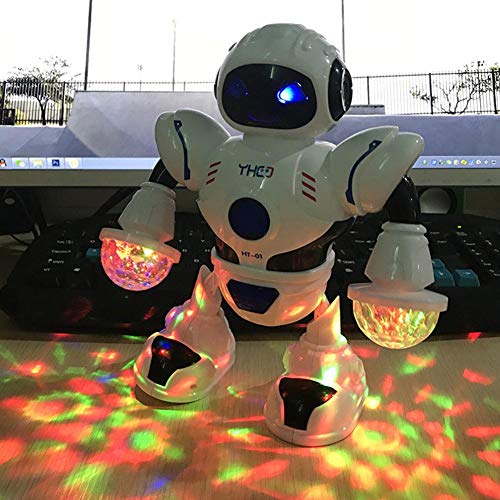 LED лесна музика танцувајќи хуманоидна електрична роботска играчка