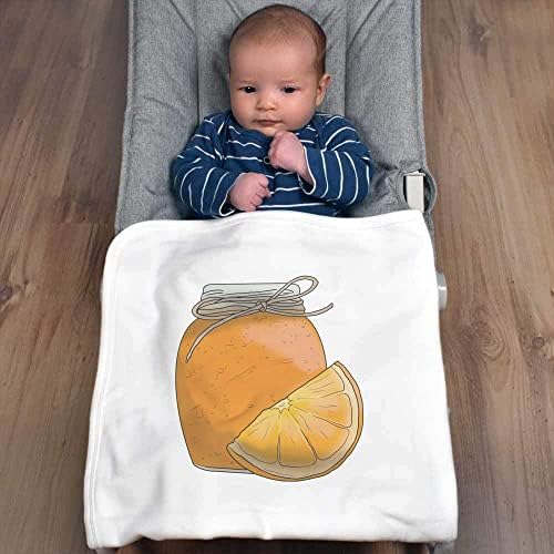 Azeeda 'портокалова мармалад' памучно бебе ќебе/шал