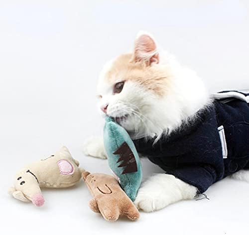 Мачка играчка мачка марионета марионета со мачки со нане мачка мачка играчка мала кафеава мечка