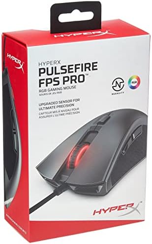 Hyperx Pulsefire FPS Pro - RGB игри глушец и Hyperx Fury S - Pro Gaming Pad Pad - X -LARGE