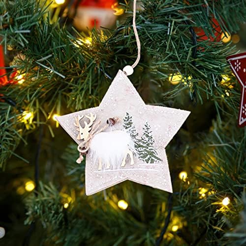 Божиќни чизми занаети Божиќни украси ткаенини во форма на елка во облик на дрвени куки за украси и приврзоци