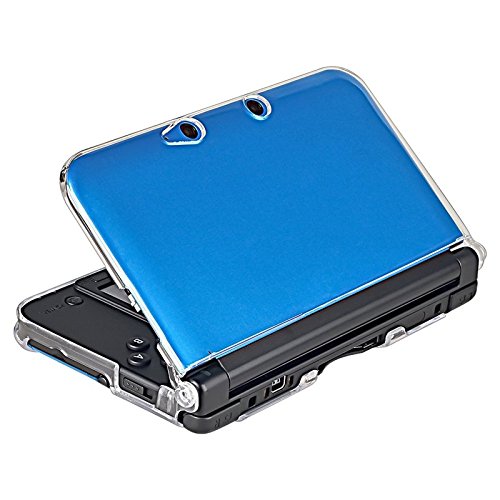 Тео & cleo чиста кристална кутија+заштитник на горниот и долниот дел+кабел за полнач за Nintendo 3DS XL/LL
