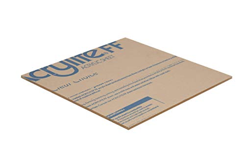 ФАЛКен дизајн акрилен плексиглас лист, бронзен Qpaque, 10 x 36 x 1/8