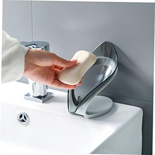 Zerodeko 2 парчиња држач за сапун од лисја лента за бања Пластичен штанд дрвена сапун сапун сапун сапун сапун сапун сапун држач за сапун, пластични