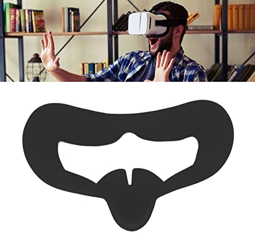 Цициглоу Силиконска подлога за очи, VR очила силиконска маска за очи за потрага