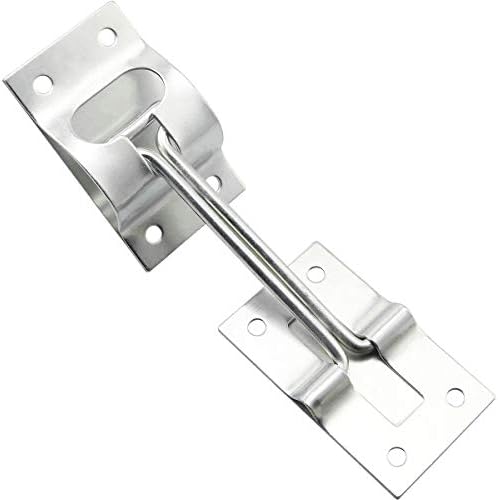 PSCCO 2PCS 6inch Metal T-Style држач на вратата на вратата Влета врата од надворешната кука за држење на вратата со завртки