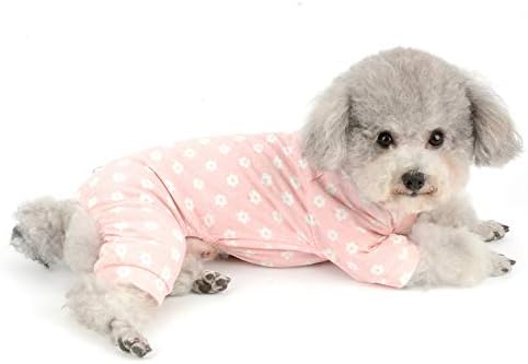 Селмаи цветни кучиња пижами мачки pjs спиење за спиење дише мека памучна еластична лента мачка облека миленичиња костум ромци за мали кученца