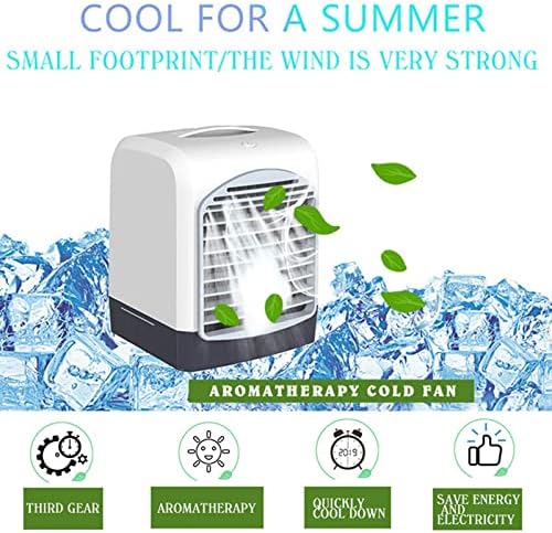 Yiisu мини климатик вентилатор лето USB ладилник мултифункционален климатик за овлажнител овластувач за прочистување на воздухот ладилник вентилатор