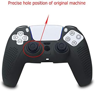 PS5 контролор кожи против силиконски заштитен заштитник на силиконски капаци на ракав за рачка за PS5 PlayStation /PS5 Controller