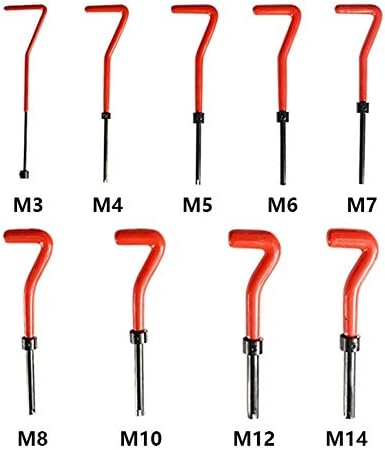 Xmeifeits Индустриски вежби Поправка за поправка на нишки Метрика M3/M4/M5/M6/M7/M8/M10/M12/M14 за враќање