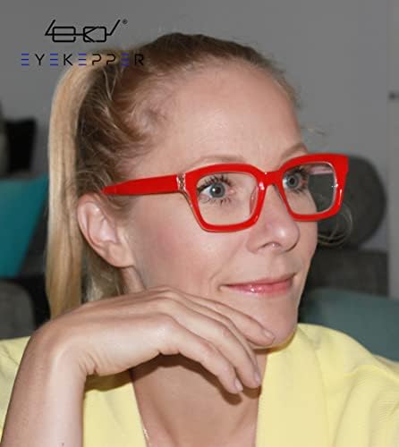 Очила Заштедете 10% на 5 Пакувања Жени Ретро Преголеми Очила За Читање и 4 Пакувања Дами Преголеми Читачи на Квадратни Дизајн +3.25