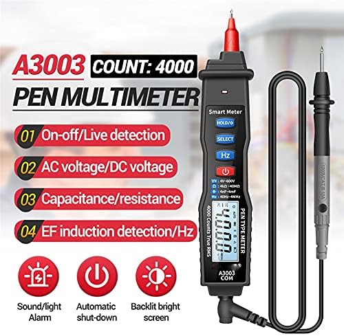 Дигитална мултиметарска пенкало за Walnuta A3003 со не контакт AC/DC алатка за тестер за континуитет на отпорност на напон