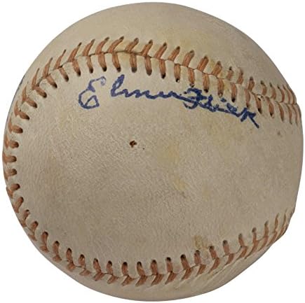 Елмер Флик сингл потпишан автограмиран бејзбол JSA COA - автограмирани бејзбол