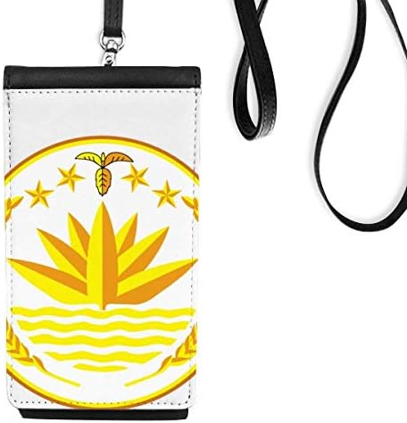 Национален амблем на Бангладеш, Телефонски паричник чанта што виси мобилна торбичка црн џеб