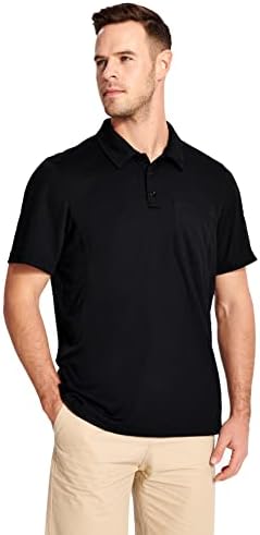 Машка маичка за голф Поло, кратки и долги ракави, тактички маици за маици за мажи суво вклопување во случај на работа