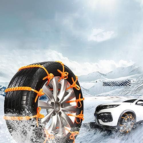 СТЕРОСОС 10 парчиња/Поставете автомобилски универзален анти-лизгачки снежен ланец надвор од теренот за снежни ланци за снег