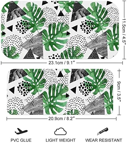 Налепница за игра на тропски растителни геометрија, прилично шема, целосна завиткана кожа заштитна налепница на налепница компатибилна