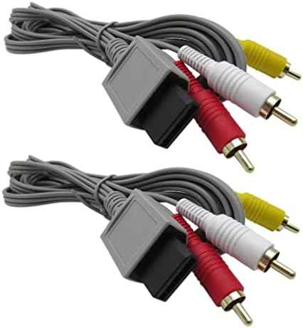 Аудио видео AV Composite 3 RCA кабел за Nintendo Wii NE 2PCS