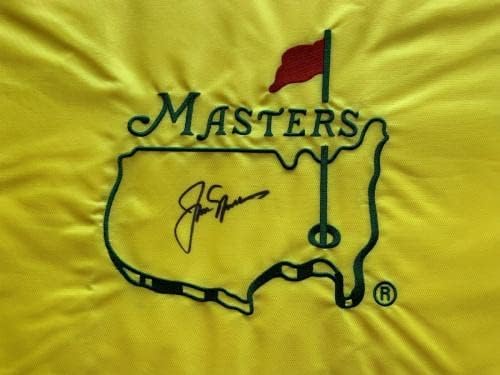 Jackек Никлаус Автограмирано нетрпеливо знаме на Мастерс, потпишано PSA/DNA LOA COA - Автограмирани знамиња на игла за голф