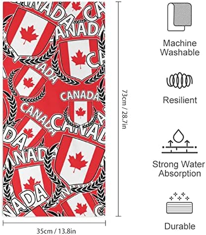 Јавори лист Канада знаме за лице Премиум крпи за миење крпи за миење садови за хотелска бања и бања