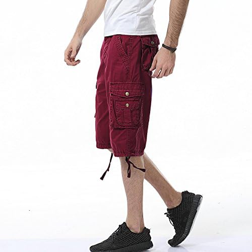 Лесна машка памучна памучна панталона од памук, лесен за носење