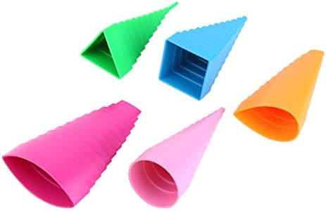 5 парчиња мешана боја 5 форми хартија за хартија за пиење граничен другар DIY Quilled Креирање хартија за занаетчиство кули за алатки