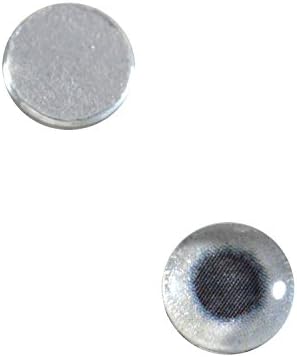 8мм стаклени очи Сребрен тон Металик пар таксидермиски скулптури или занаети за изработка на накит од 2