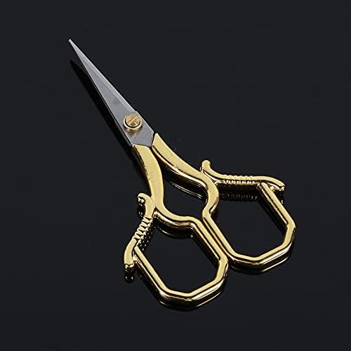 Brewix занаетчиски ножици Шарени ножици за вез од не'рѓосувачки челик остри зашилени ножици за сечење на теми за занаетчиски