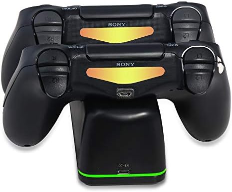 С-Електронска Продавница - Ps4 Контролер Полнач, Двоен Полнач Со Екран За Прикажување На Статусот На Полнење За PlayStation 4 / PS4