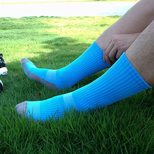 Чорапи За Екипаж за компресија, Кошаркарски Чорапи За Мажи Жени, Атлетски Амортизирани Чорапи За Тренингот, Термички Топол Чорап