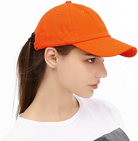 Vankerful Unisex измиен обоен памук прилагодлива цврста капа за бејзбол