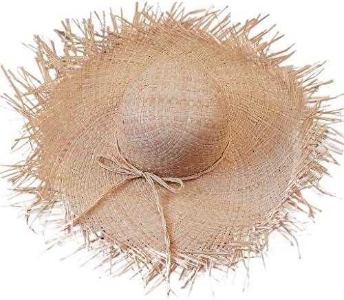 Женска сонце слама капа лето УВ заштита патувања преклопени обликувани корпи капа гроздобер клоче плажа за риболов капа