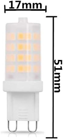 JKLcom G9 LED Светилки G9 4WWarm White 3000k LED Пченка Светла За Домашно Осветлување Ѕид Sconce Приврзок Лустер, Без Треперење,