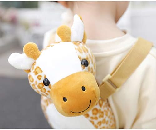Берхапија 2 во 1 Giraffe Toddler Safety Harness Bankness Детско одење по лека за поводник за поводник за поводник за дете од 1-3 години за момчиња