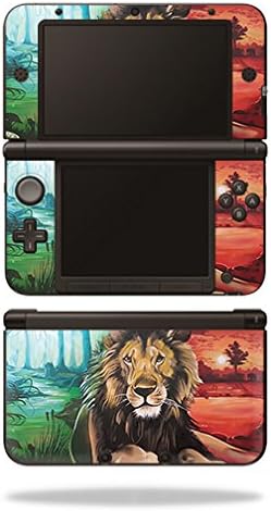 MOINYSKINS кожата компатибилна со Nintendo 3DS XL - Сплит лав | Заштитна, издржлива и уникатна обвивка за винил декларална обвивка | Лесен