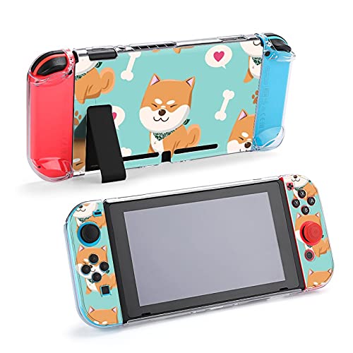 Shiba Inu Love Protective Case Cover компатибилен со Nintendo Switch