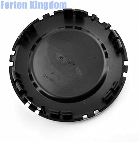 Forten Kingdom 1PC 165mm 6,5 инчи дијаметар ABS Silver Silver Brushed Hubcap одговара за Chevy Trailblazer 2004-2009 Центар за автомобили Центар