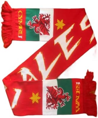 Велс Црвениот Змеј Спортски Фудбал Фудбал Националниот Тим ХД Плете Шамија Поддржувач Фан Подарок